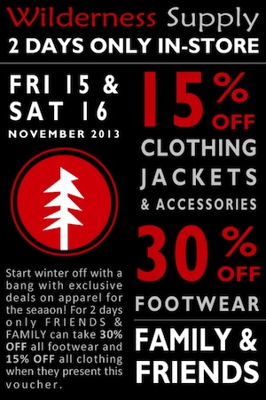 show your coupon in store to receive your discount