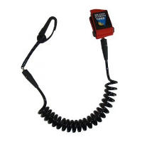 Kayak Paddle Leashes.  Coiled, Straight