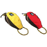 Paddling Throw Bags and Rescue Gear.  Canoe and Kayak Tow Rope, Pig Tail, Release Belt, Whistles, 
