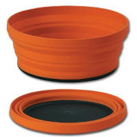 Camping and Hiking Plates and Bowls.  Aluminum, titanium, silicone.  Camping dishes.