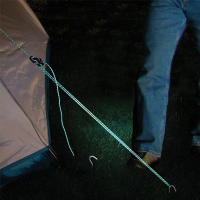 Eliminate the frustration of tying and untying knots, fiddling with ineffective plastic sliders, or relocating tent stakes. Reflective design for night time.