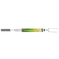 A wire extension fork for roasting on the fire