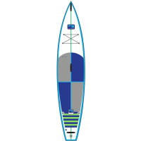 The Catalina iSUP 12.6 is an inflatable  touring SUP suited for flat water paddling that provides superior glide.
