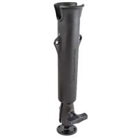 The RAP-119 consists of the RAM-TUBE 2008 fishing rod holder and 2.5" diameter round base that contains the universal AMPS hole pattern.