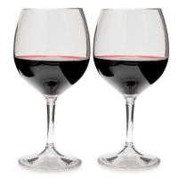 Take your wine camping, on a picnic, or to a festival. The lightweight, GSI Outdoors Wine Glass Set is nearly indestructible for any occasion.