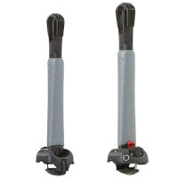 For multi-seasons worth of kayaking, the KayakStacker features non-scratch, vinyl-coated steel posts with versatile arrow-top hooks to quickly and easily tie down boats.