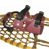 A nylon and olefin for ski boots, sport boots and moccasins fro tradtiona snowshoes. Current colour is green.
