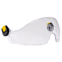 The VIZIR eye shield protects the eyes against projectile hazards. It is easy to install on VERTEX and STRATO helmets.