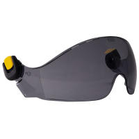 The VIZIR SHADOW eye shield provides protection against projectile hazards. Easy to install on VERTEX and STRATO helmets.