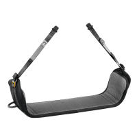 A work seat designed for prolonged suspension