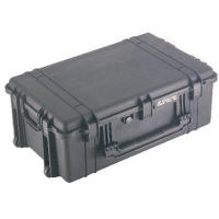 The Pelican 1650 case is equipped with an extra deep case, 4 rubber wheels and a retractable extension handle.