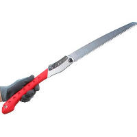 With a blade length of over 14 in, this saw offers a larger cutting capacity, extended reach, and longer stroke.