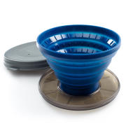 A collapsible java drip for fresh brews on the trail