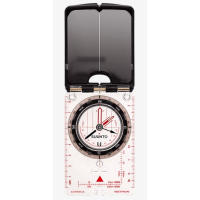 A mirrored compass with top-of-the-line features for precise directional measurements globally. Measured in degrees.