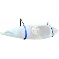 This boat storage solution from Tulita Outdoors provides easy and secure storage of your canoe or kayaks.