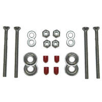 The perfect bolt kit to install canoe yokes, seats, thwart or handle installation, made of high quality stainless steel.