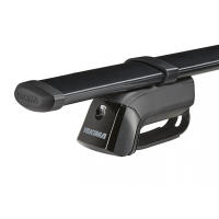 Roof rack Timberline Towers and CoreBar crossbar kit for vehicles with raised side rails.