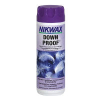 Easy to use, safe, high performance wash in waterproofing for down filled clothing and gear.