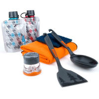 The barest essentials for quality, ultralight cuisine. Strong, durable materials ensure years of use in the backcountry or picnic