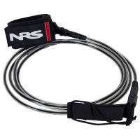The NRS SUP Board Leash features a tightly coiled line that stays out of your way when you don't need it.