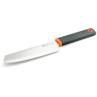 Prep your gourmet camp meals with the compact, stainless steel GSI Outdoors Santoku 6" Chef Knife.