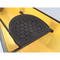 This thick foam seat cushion was designed to fit perfectly over our bucket seats