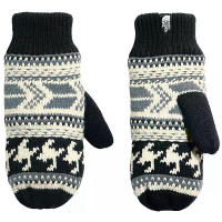 Knit, fleece-lined mitts for added warmth through out winter.