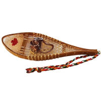 Reveal your traditional Canadian spirit with this hand painted ceramic snowshoe ornament!