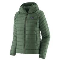 Patagonia Women’s Down Sweater Hoody offers lightweight, windproof warmth with 800-fill RDS down, recycled NetPlus® fabric and an adjustable hood.