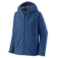 Patagonia Men’s Granite Crest Rain Jacket delivers waterproof, breathable H2No® 3-layer protection with pit zips, a helmet-compatible hood and packable design.