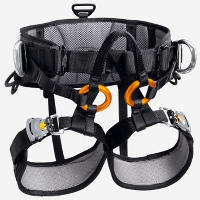 Seat Harness for arborists using ascent techniques on single ropes