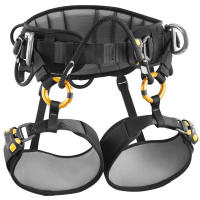 The SEQUOIA is a tree care seat harness for doubled rope ascent techniques. It is designed for the arborist's comfort.