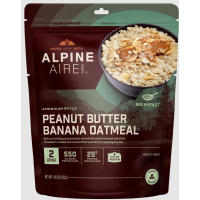 Enjoy AlpineAire Banana Peanut Butter Oatmeal with creamy peanut butter, sweet banana and a hint of vanilla. A hearty breakfast with 25 g of protein.