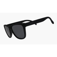 Goodr A Unicorn’s Calamity sunglasses - sleek black-on-black OGs with no-slip grip, no-bounce fit, and polarized lenses for all-day performance and style.