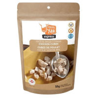 Happy Yak Freeze-Dried Cooked Chicken Cubes - lightweight, shelf-stable protein for camping, backpacking, and meal prep. Easy to rehydrate and packed with nutrition.