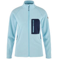 Fjällräven Women’s Kaipak Fleece is a lightweight recycled Polartec® midlayer with raglan sleeves, flatlock seams and zippered pockets for trekking and layering.
