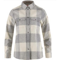 Fjällräven Women’s Canada Flannel Shirt combines warm recycled-wool flannel, G-1000® reinforcements and a relaxed fit for cool-weather layering and everyday wear.
