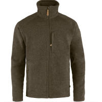 Fjällräven Men’s Buck Fleece is a warm, durable knitted fleece with G-1000® shoulder reinforcements, zippered pockets and a relaxed fit for outdoor layering.