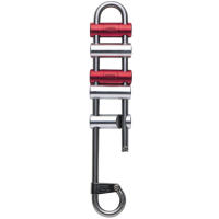 A compact & lightweight variable friction descender with braking bars.  Adjust friction while under load to adapt to changing conditions.